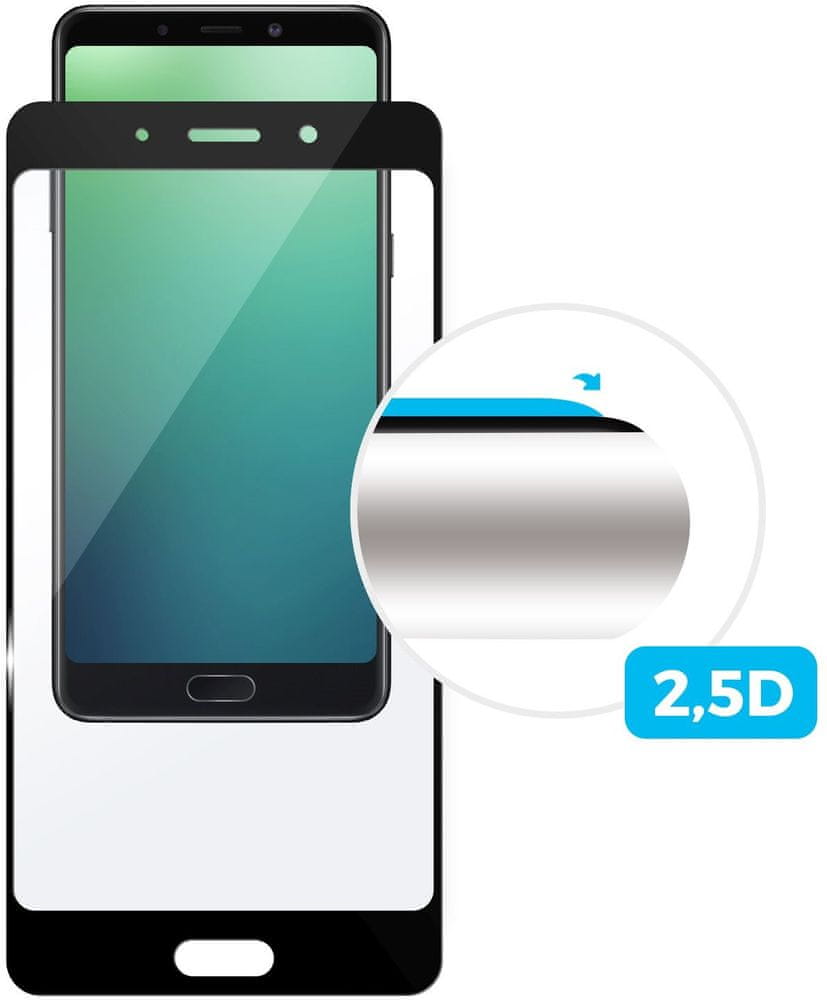 FIXED Ochranné tvrdené sklo Full-Cover pre Samsung Galaxy A40 FIXGFA-400-BK, čierne
